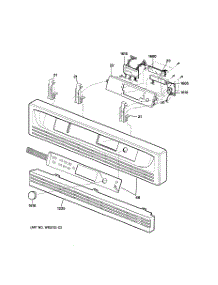 02 - Control Panel parts for Ge Microwave SCBC2001CSS01 from AppliancePartsPros.com