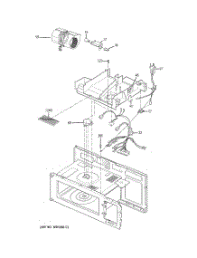 06 - Interior Parts (2) parts for Ge Microwave JVM1542WF03 from AppliancePartsPros.com