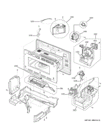 05 - Interior Parts (1) parts for Ge Microwave ZSC2000FWW01 from AppliancePartsPros.com