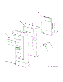 02 - Controller Parts parts for Ge Microwave JVM1631CH001 from AppliancePartsPros.com