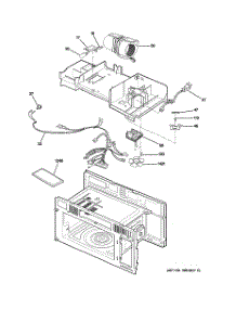 06 - Interior Parts (2) parts for Ge Microwave JVM1631BH001 from AppliancePartsPros.com