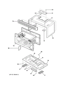 03 - Open Cavity Parts parts for Ge Microwave JVM1630WH001 from AppliancePartsPros.com