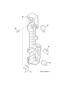 04 - Latch Board Parts parts for Ge Microwave JVM1630WH003 from AppliancePartsPros.com