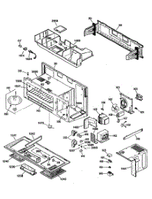 02 - Section2 parts for Ge Microwave JVM140K04 from AppliancePartsPros.com