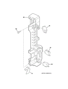 04 - Latch Board Parts parts for Ge Microwave JVM1640CJ02 from AppliancePartsPros.com