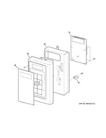 02 - Controller Parts parts for Ge Microwave JVM1640SJ03 from AppliancePartsPros.com
