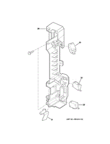 04 - Latch Board Parts parts for Ge Microwave JVM1640SJ03 from AppliancePartsPros.com