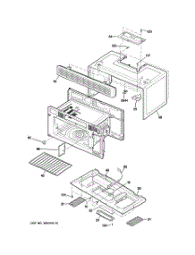 03 - Oven Cavity Parts parts for Ge Microwave JVM1640CJ03 from AppliancePartsPros.com