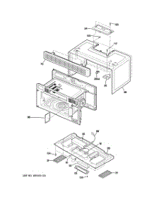 03 - Oven Cavity Parts parts for Ge Microwave JVM1630BJ03 from AppliancePartsPros.com