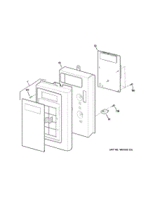 02 - Control Parts parts for Ge Microwave JVM1631CJ03 from AppliancePartsPros.com