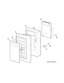 02 - Controller Parts parts for Ge Microwave JVM1640WJ03 from AppliancePartsPros.com