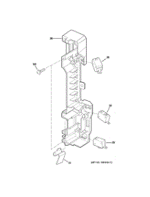 04 - Latch Board Parts parts for Ge Microwave JVM1631CJ03 from AppliancePartsPros.com