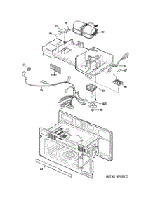 06 - Interior Parts (2) parts for Ge Microwave JVM1631CJ03 from AppliancePartsPros.com