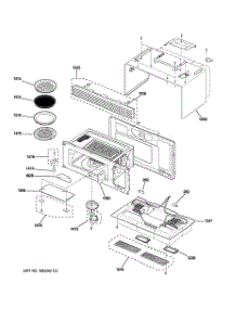 03 - Oven Cavity Parts parts for Ge Microwave SCA2001FSS03 from AppliancePartsPros.com