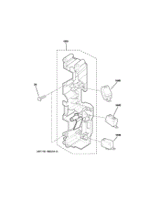 04 - Latch Board Parts parts for Ge Microwave SCA2000FWW01 from AppliancePartsPros.com