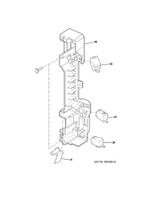 04 - Latch Board Parts parts for Ge Microwave JVM1790CK01 from AppliancePartsPros.com