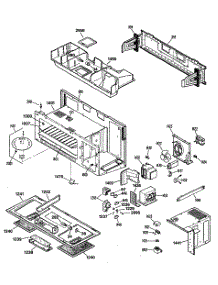 02 - Section2 parts for Ge Microwave JVM133K04 from AppliancePartsPros.com