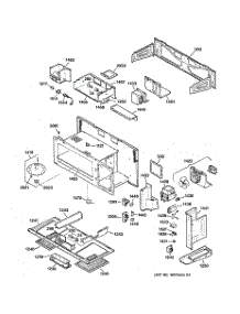 02 - Bottom Plate, Internal Parts & Mounting Bracket parts for Ge Microwave JVM231WL02 from AppliancePartsPros.com