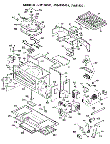 Replacement parts for Ge Microwave JVM19201 from AppliancePartsPros.com