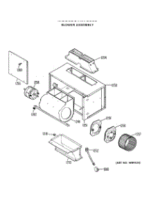 02 - Blower Assembly parts for Ge Microwave JVM72003 from AppliancePartsPros.com