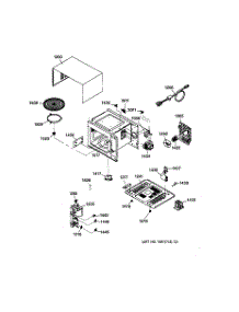 02 - Oven & Cabinet Parts parts for Ge Microwave JE835WW01 from AppliancePartsPros.com