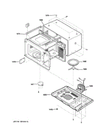 03 - Oven Cavity parts for Ge Microwave JE740BK01 from AppliancePartsPros.com