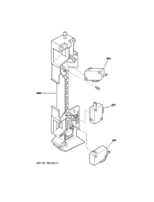 04 - Latch Board parts for Ge Microwave JE740BK01 from AppliancePartsPros.com