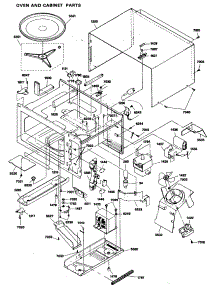 02 - Oven And Cabinet Parts parts for Ge Microwave JES1224T02 from AppliancePartsPros.com