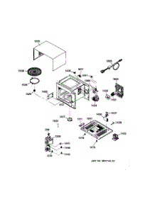 02 - Oven & Cabinet Parts parts for Ge Microwave JE635WW03 from AppliancePartsPros.com