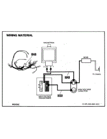 03 - Wiring Material parts for Ge Microwave JET342HV01 from AppliancePartsPros.com