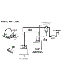 02 - Wiring Material parts for Ge Microwave JE143501 from AppliancePartsPros.com