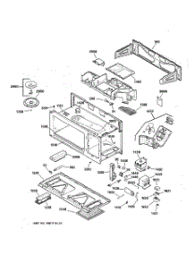 02 - Base, Stirrer & Electronics parts for Ge Microwave LVM1335WW03 from AppliancePartsPros.com