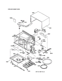 02 - Bottom Plate & Internal Parts parts for Ge Microwave JE1040GB01 from AppliancePartsPros.com