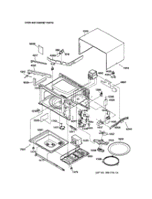 02 - Bottom Plate & Internal Parts parts for Ge Microwave JE1060GB01 from AppliancePartsPros.com