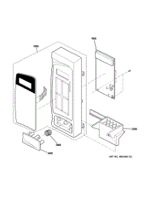02 - Control Parts parts for Ge Microwave JES1656SJ03 from AppliancePartsPros.com