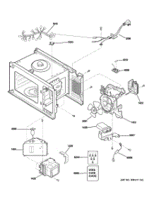 05 - Interior Parts parts for Ge Microwave JEB1860DM2CC from AppliancePartsPros.com