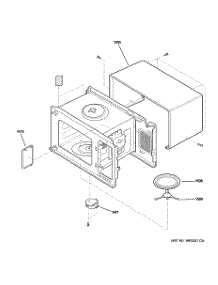 03 - Oven Cavity Parts parts for Ge Microwave PEB206CDN2WW from AppliancePartsPros.com