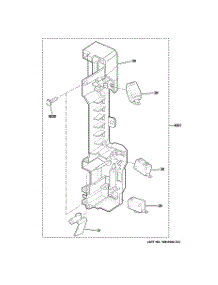 04 - Latch Board Parts parts for Ge Microwave PVM1790DR1BB from AppliancePartsPros.com