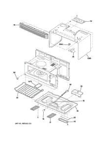 03 - Oven Cavity Parts parts for Ge Microwave JNM1541SM3SS from AppliancePartsPros.com