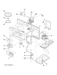 05 - Interior Parts (1) parts for Ge Microwave JNM1541SM3SS from AppliancePartsPros.com