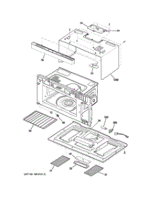 03 - Oven Cavity Parts parts for Ge Microwave JVM2052DN2WW from AppliancePartsPros.com