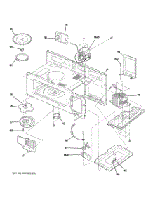 05 - Interior Parts (1) parts for Ge Microwave JVM1540DM4BB from AppliancePartsPros.com