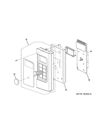 02 - Control Parts parts for Ge Microwave JVM1665DN2WW from AppliancePartsPros.com