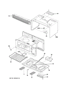 03 - Oven Cavity Parts parts for Ge Microwave HVM1540SM1SS from AppliancePartsPros.com