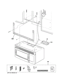 07 - Installation Parts parts for Ge Microwave HVM1540SM1SS from AppliancePartsPros.com
