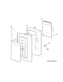 02 - Controller Parts parts for Ge Microwave JVM1653SH06 from AppliancePartsPros.com