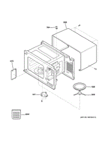 03 - Oven Cavity Parts parts for Ge Microwave JES1451WJ02 from AppliancePartsPros.com