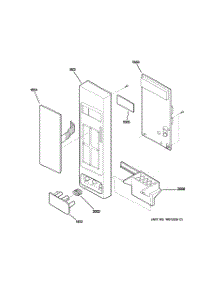02 - Controller Parts parts for Ge Microwave JE1860SH04 from AppliancePartsPros.com