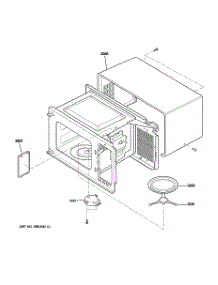 03 - Oven Cavity Parts parts for Ge Microwave JES1656SJ02 from AppliancePartsPros.com