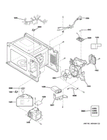 05 - Interior Parts (1) parts for Ge Microwave JES735WJ02 from AppliancePartsPros.com